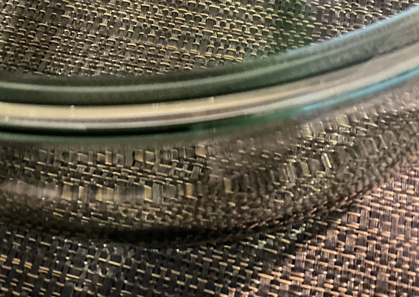 Teal Hand Blown Art Glass Bowl