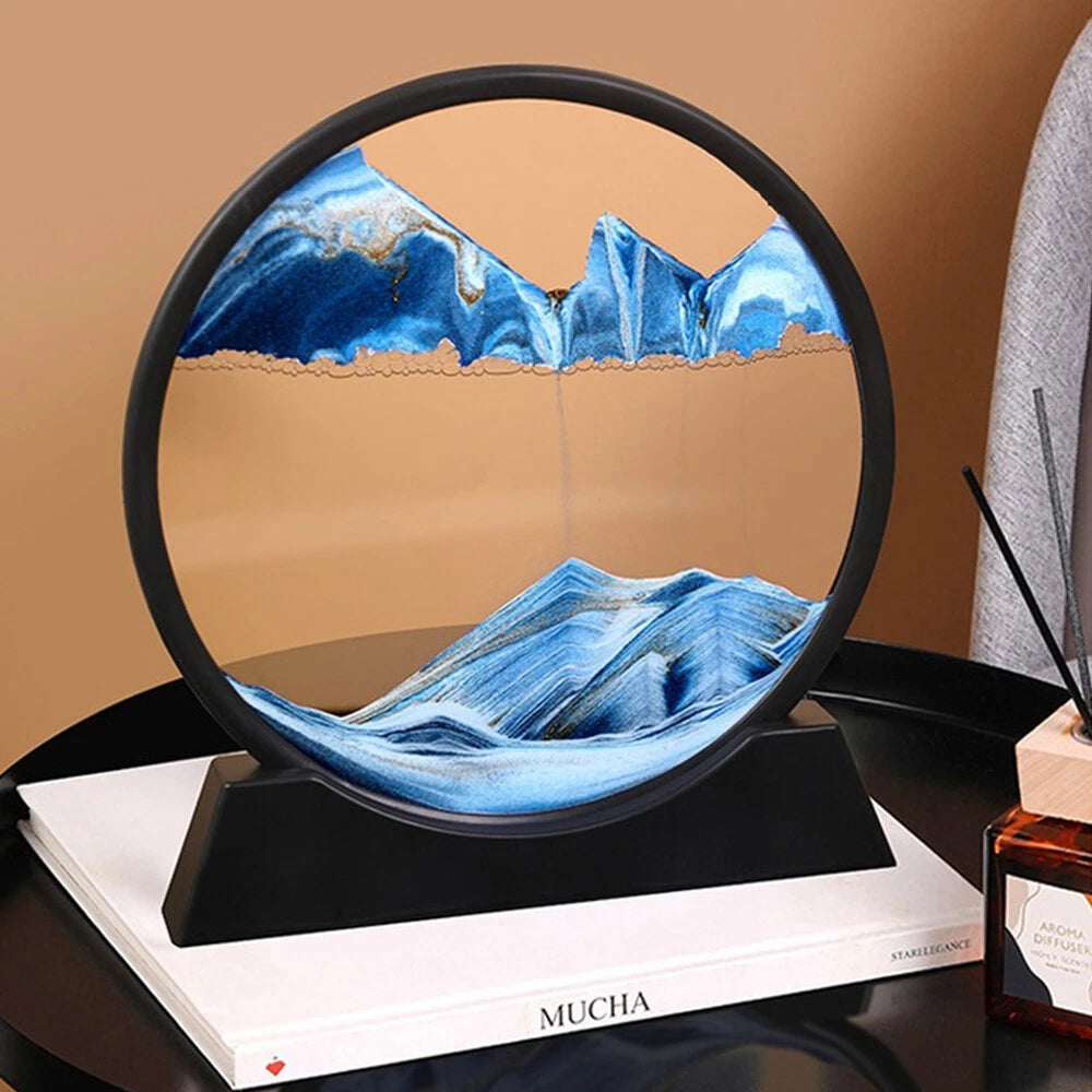 Deep Sea Round Glass Sand Art