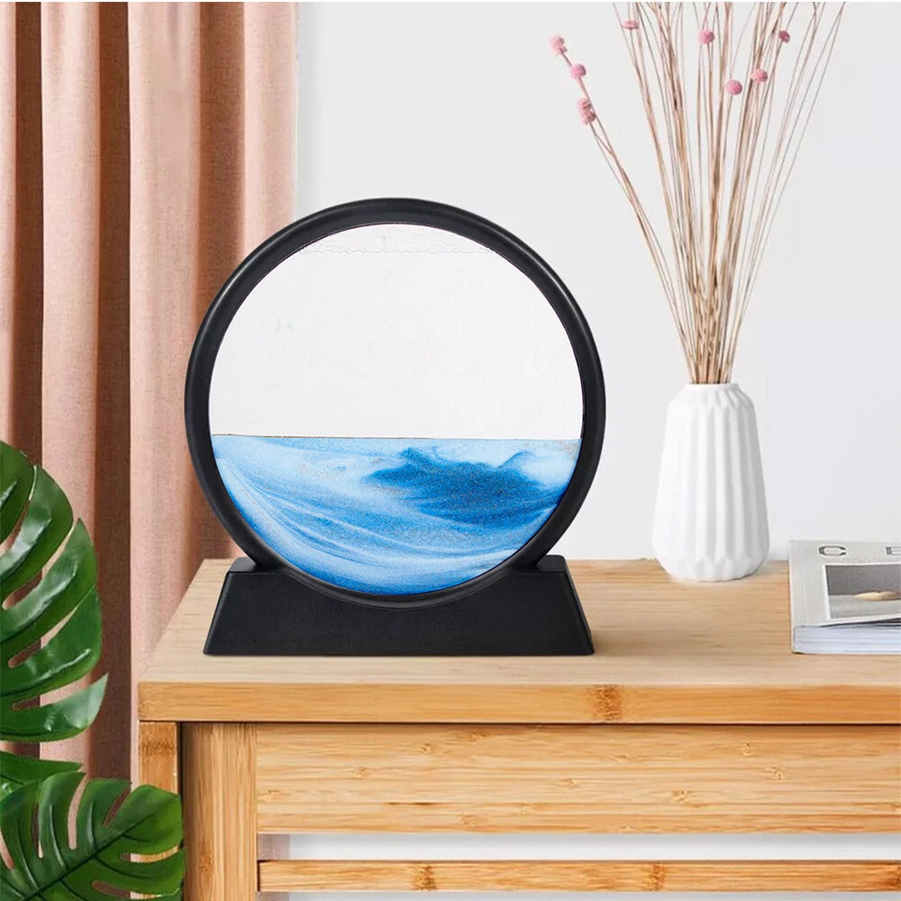 Deep Sea Round Glass Sand Art