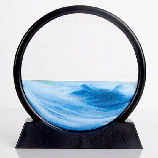 Deep Sea Round Glass Sand Art